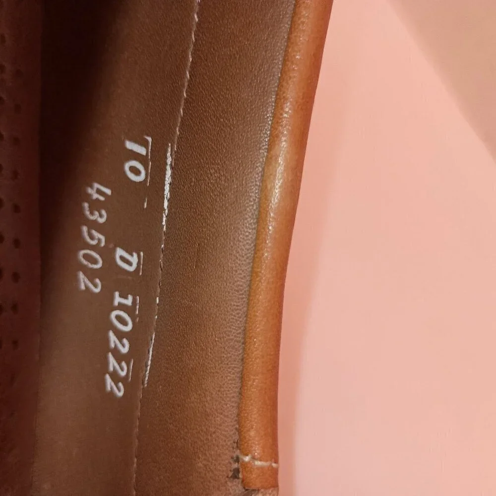 Allen Edmonds Eastport Boat Shoes Mens 10D Brown Leather 3Eye Casual Deck Preppy